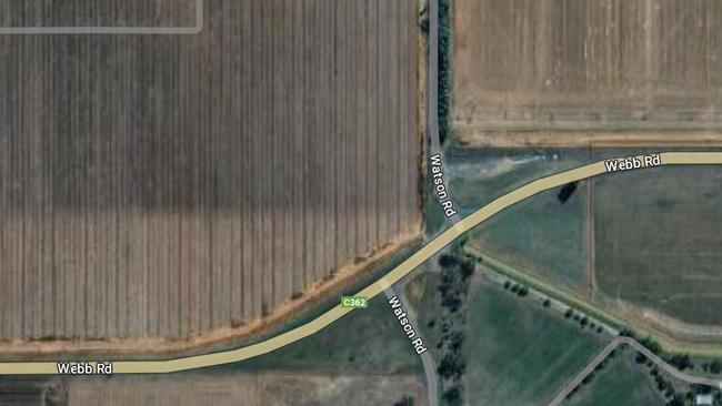 A motorcyclist has died after he left the road near Watson and Webb roads in Timmering on Saturday.