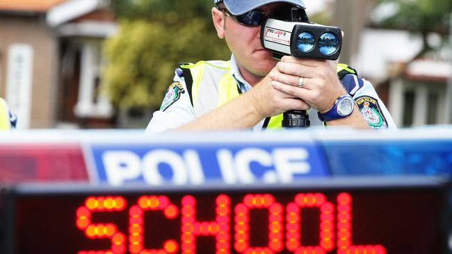 The altercation began when Mr Hannoun was caught speeding in a school zone.