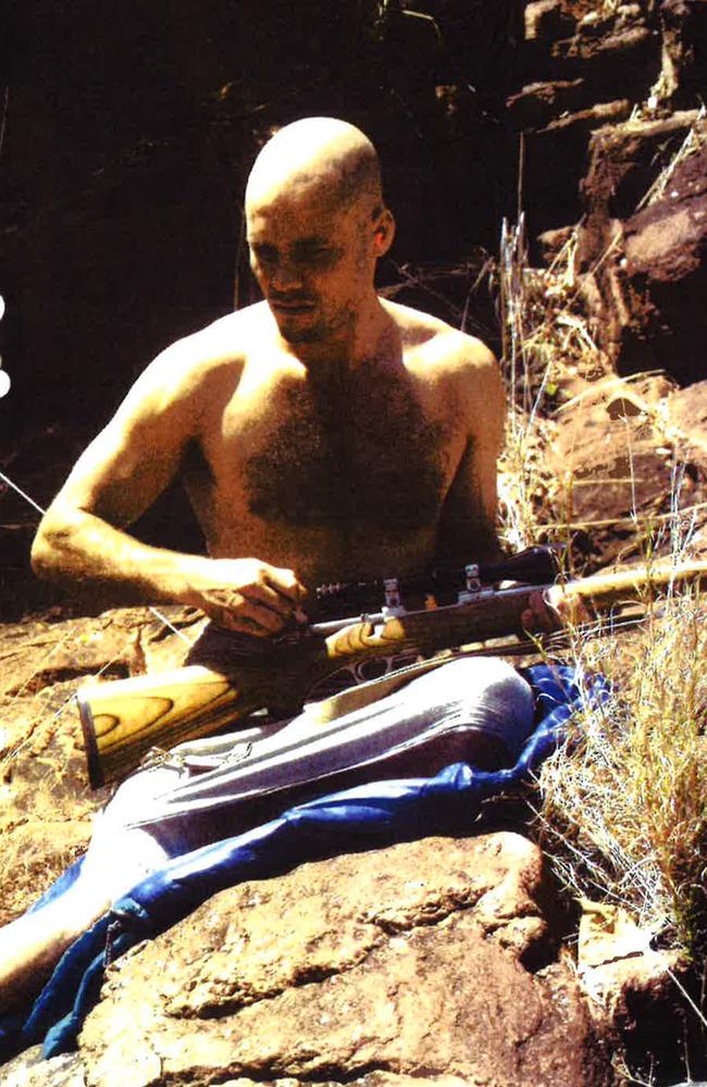 Matej 'Matt' Vanko pictured with a rifle.