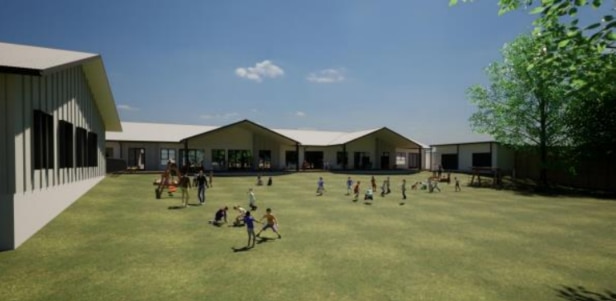 An artist's impression of the Eastern Heights Childcare and Community Centre.