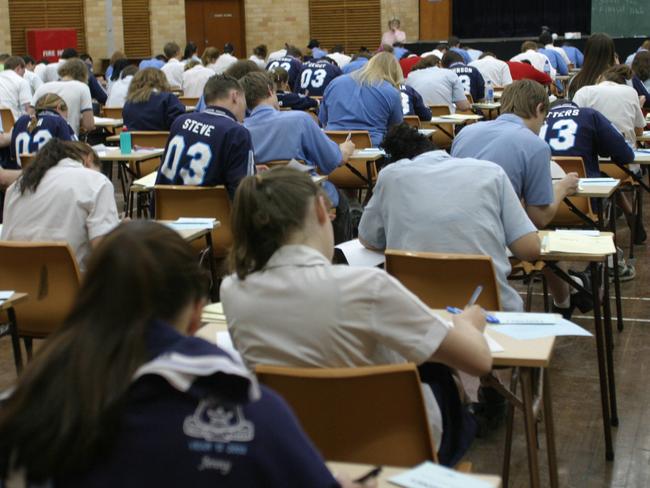 Year 12 students are worried about how they will prepare and sit their HSC. Picture: Gary Graham.