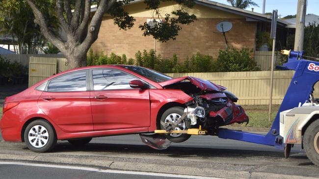 Two stable patients have been transported to Toowoomba Hospital following a two-vehicle crash on the corner of Kitchener Street and James Street at 8.40am.