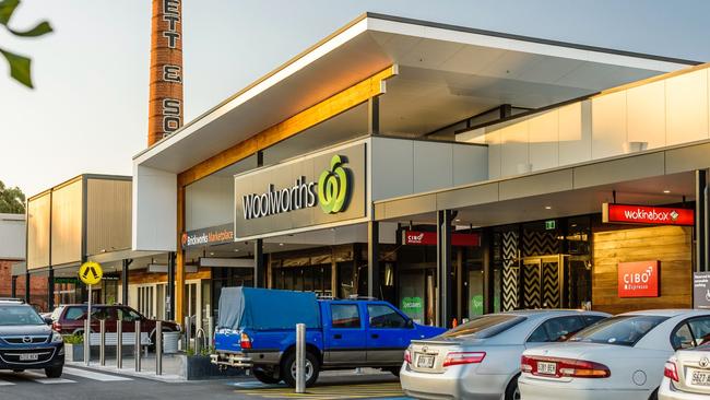 Brickworks in Torrensville was one of the shopping centres targeted in the early morning break in spree. Picture: JLL