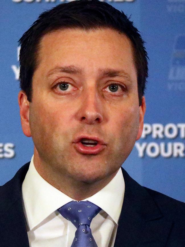 Matthew Guy. Picture: AAP