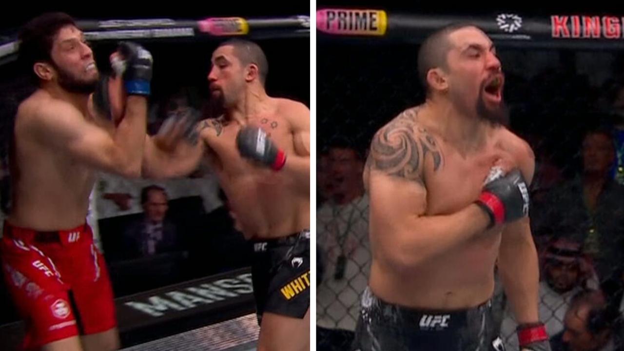 Whittaker KOs rival in 109 seconds as Aussie ‘monster’ makes bold UFC Perth call