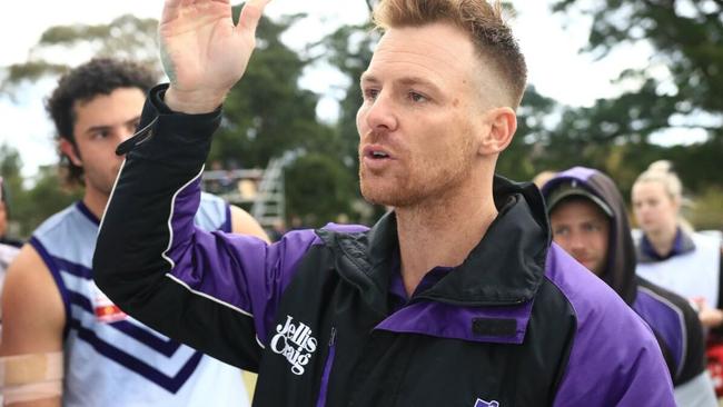 Templestowe coach Craig De Corse. Picture: Davis Harrigan