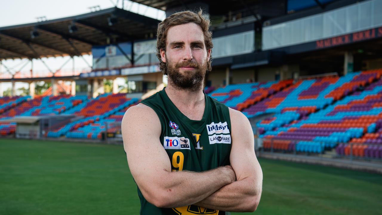 St Marys Football Club men’s captain Dylan Landt ahead of the 2024-25 NTFL season. Picture: Pema Tamang Pakhrin