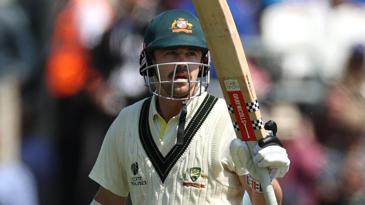 Travis Head is playing a different game. Photo by Ryan Pierse/Getty Images