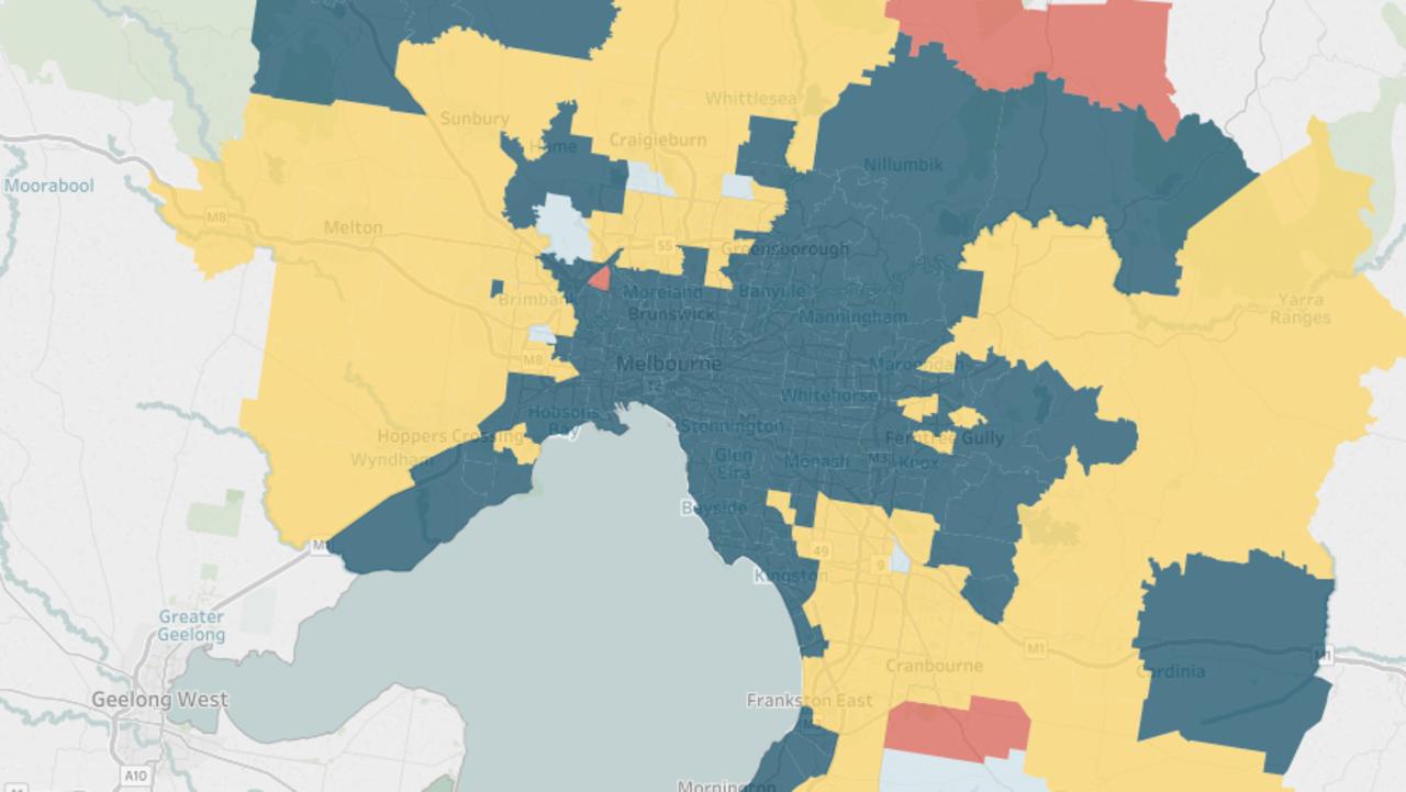 Most common skill level of residents in Melbourne, 2016. Source: The Demographics Group