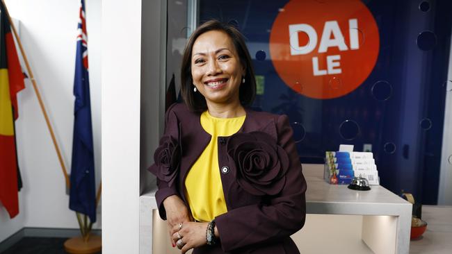 Cabramatta MP Dai Le (pictured) is facing a strong challenge at the poll from ALP candidate Tu Le. Picture: Richard Dobson