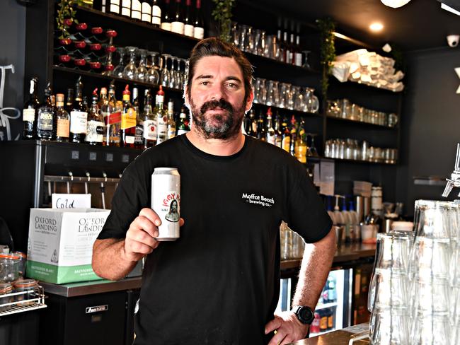 Moffat Beach Brewing Co owner Matt Wilson.