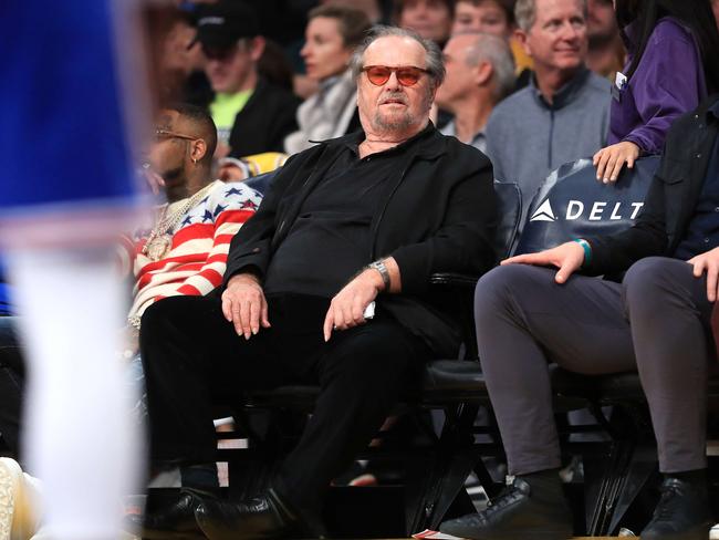 Jack Nicholson is a dedicated NBA fan and issued a rare public statement after Kobe Bryant’s death. Picture: AFP