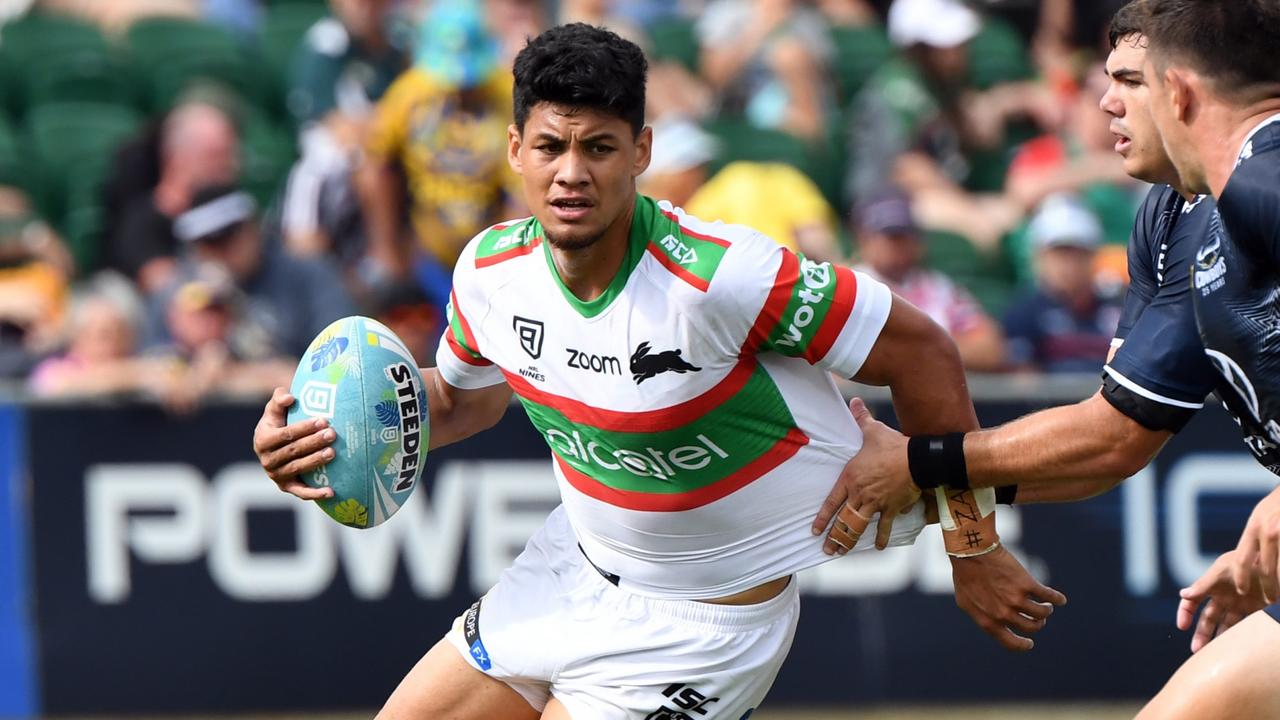 Jaxson Paulo made his debut for the Rabbitohs in 2020. Picture: Grant Trouville/NRL Photos