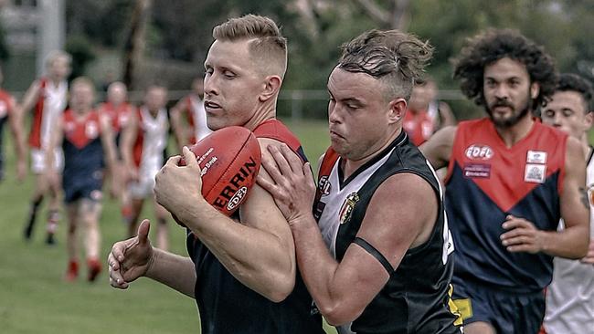 Shaun McKernan was again an impressive performer for Tullamarine. Photo: Aaron Cook.