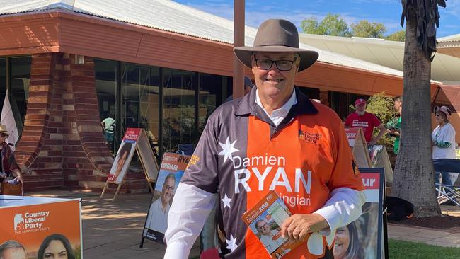 Damien Ryan in Alice Springs.