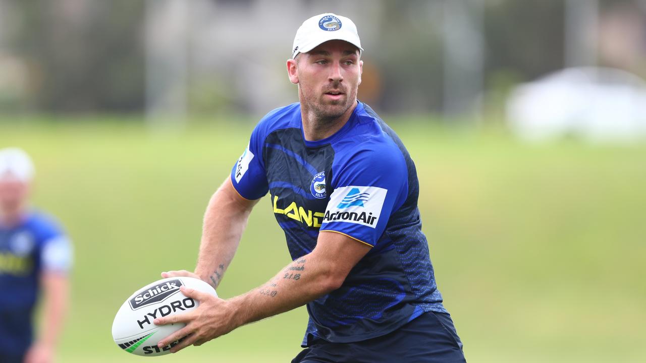 New Parramatta recruit Bryce Cartwright has a broken jaw. Picture: Parramatta Eels.