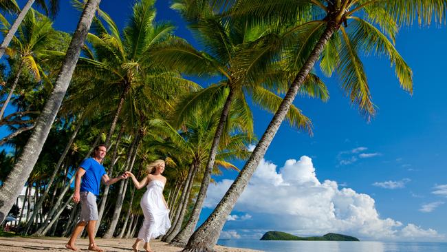 The seaside town of Palm Cove north of Cairns. Picture: Tourism Tropical North Queensland