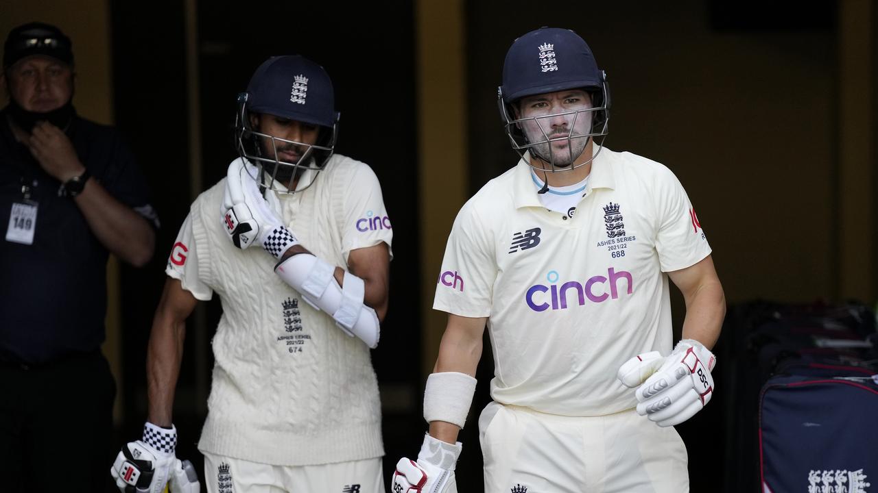 Haseeb Hameed and Rory Burns. Photo by Daniel Kalisz/Getty Images