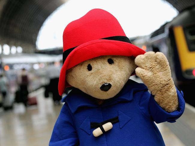 LONDON - JUNE 23:  Paddington Bear arrives at Paddington Station on his way to the children's literature event at Buckingham Palace on June 23, 2006 in London, England.  (Photo by Gareth Cattermole/Getty Images)