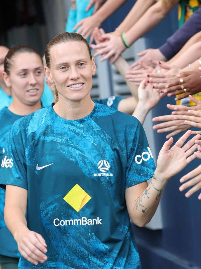 Emily Van Egmond is due to become a mum in October. Picture: Mark Wilson