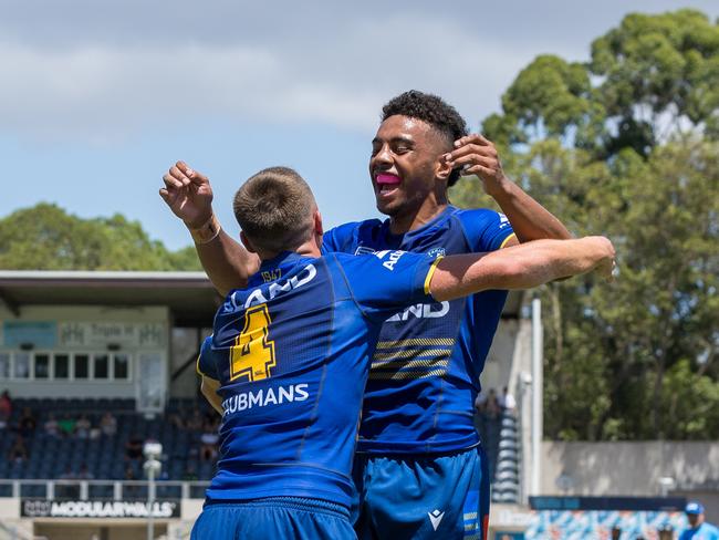 The Eels remain in a lofty Harold Matthews position after downing Central Coast. Picture: Adam Wrightson Photography