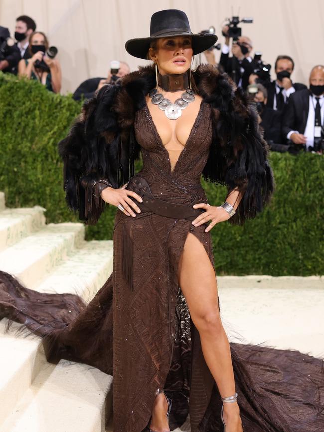 Jennifer Lopez in Ralph Lauren. Picture: WireImage