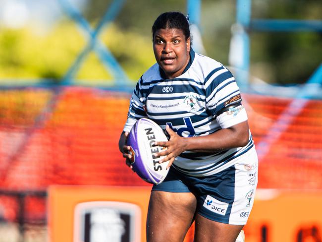 Ellie Niki as the Darwin Brothers beat the Palmerston Raiders in the 2024 NRL NT women's grand final. Picture: Pema Tamang Pakhrin