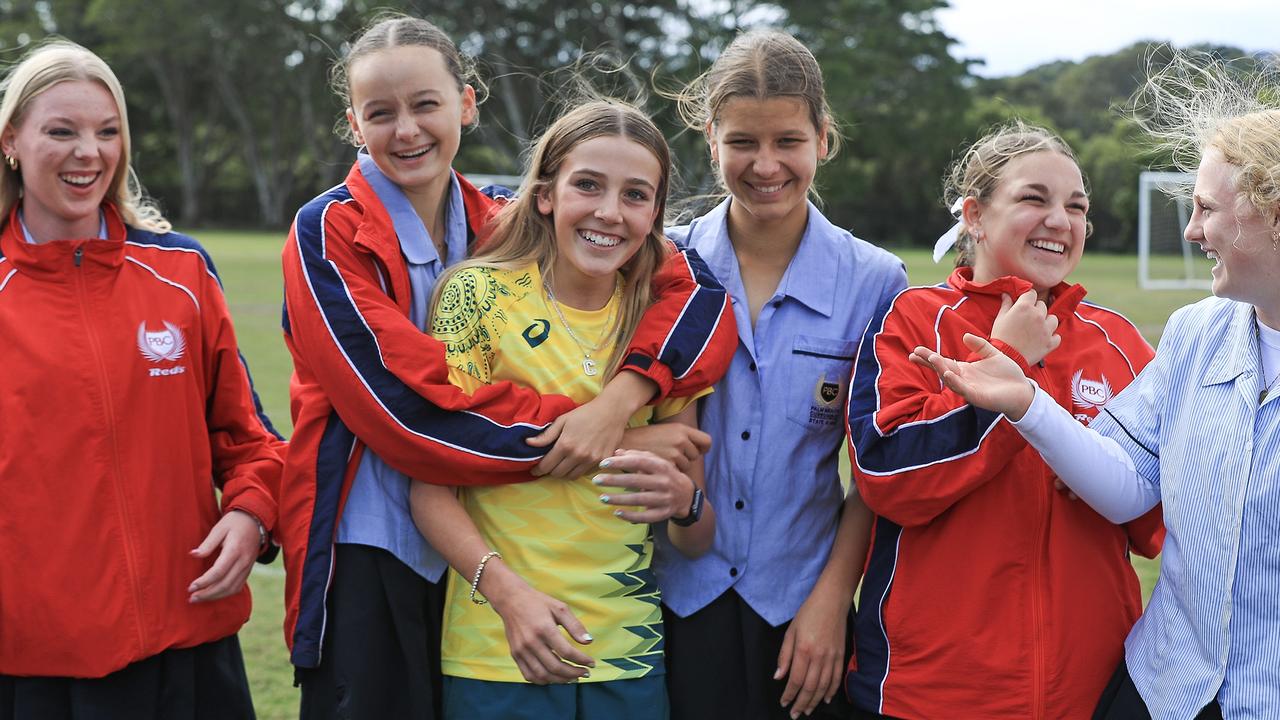 Asked to name what else she’s passionate about aside from skateboarding, the first thing Chloe said was that she loves hanging out with her friends. Picture: Ann-Louise Hovey