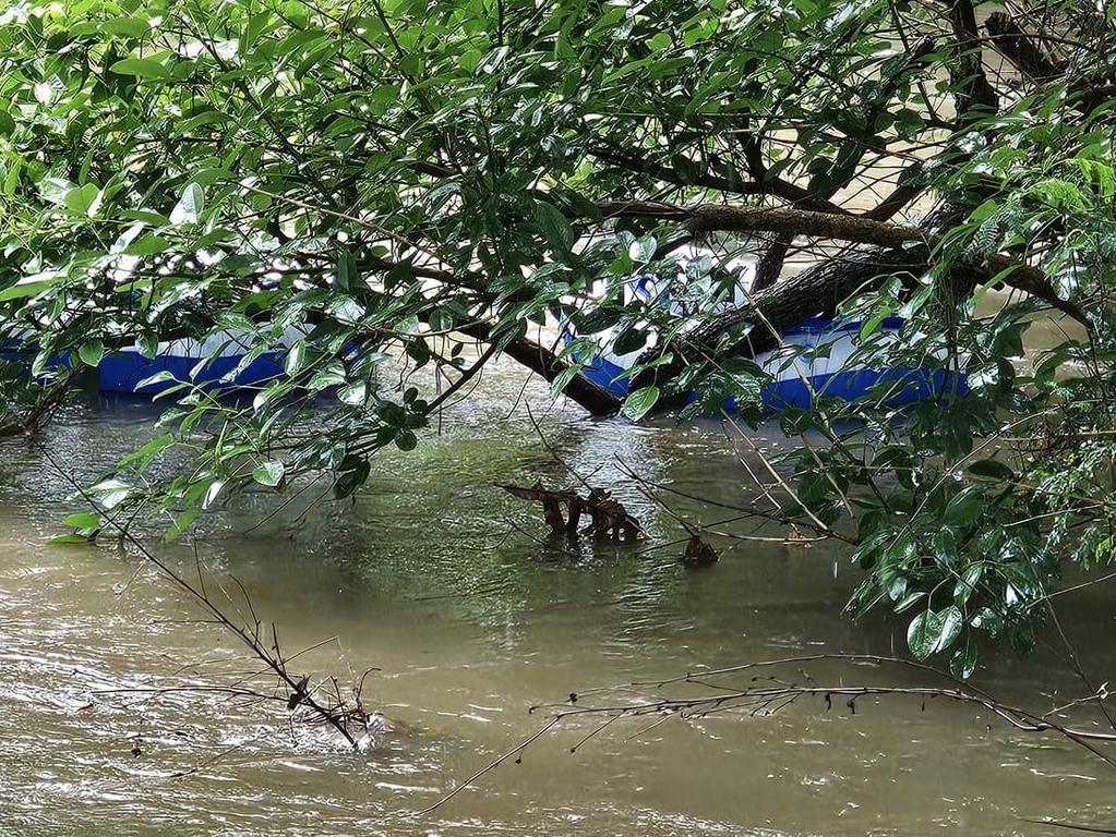 Several blow-up floats have been spotted at Fresh Water Creek, near the intersection of Duffield Rd and Orchid Ave. Picture: Rhonda Cauchi/Higgins Storm Chasing