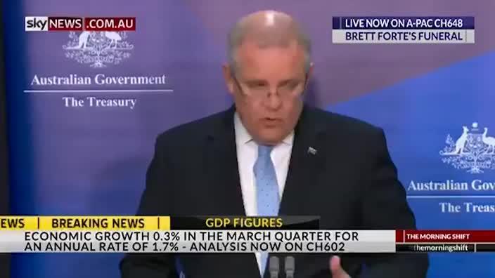 Treasurer Scott Morrison says challenges lie ahead for our economy