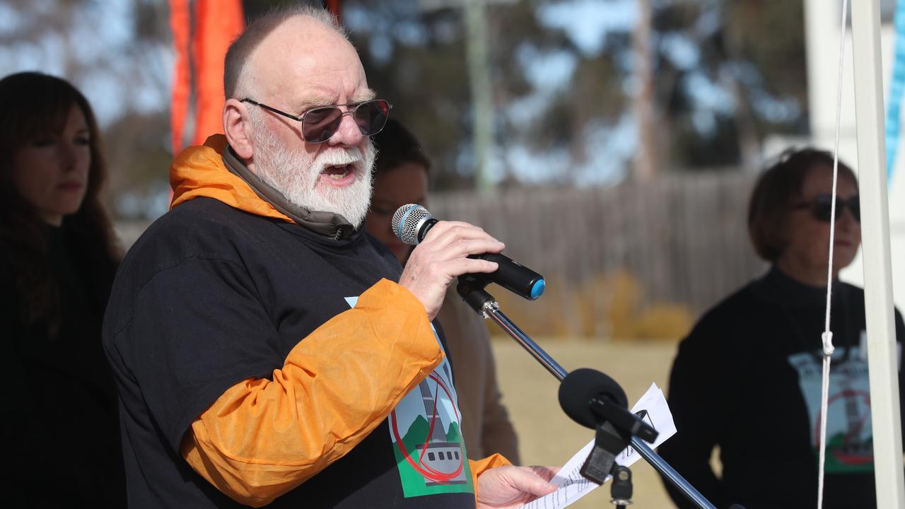 Anti-incinerator campaigner Charles Street will join a rally at the convention centre on Wednesday. Picture: Alan Barber