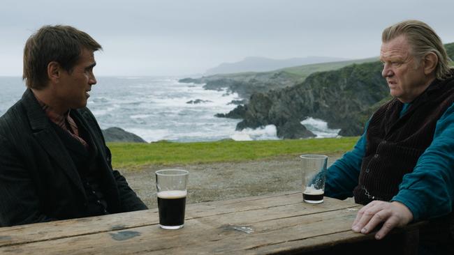 Colin Farrell and Brendan Gleeson in The Banshees of Inisherin.