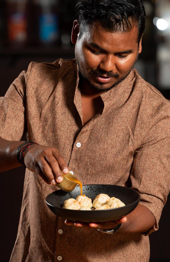 Yogi's Way restaurateur Bhairab Yogi is the brains behind this Saturday's inaugural Dumpling Festival at Darwin Waterfront. Picture: Pema Tamang Pakhrin