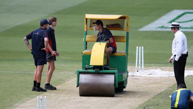 The MCG pitch copped heavy criticism before the Boxing Day Test. Picture: Michael Klein