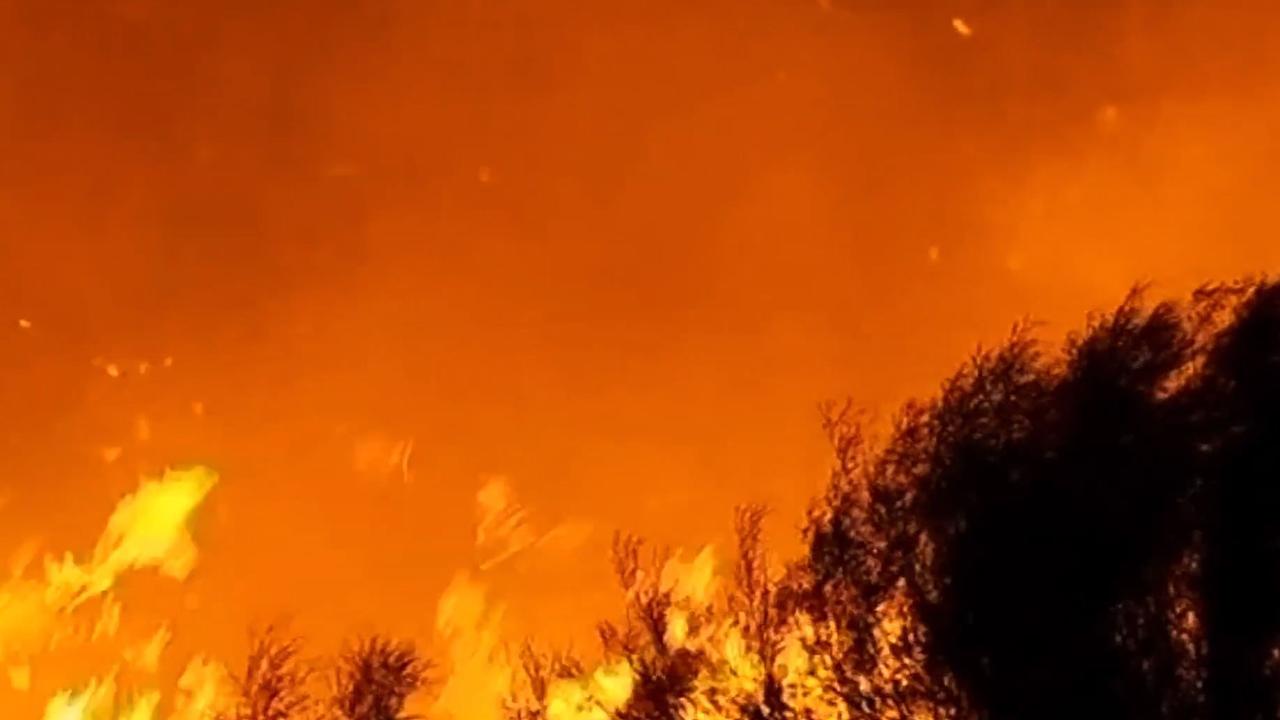 ‘There was just orange glow,’ Mount Barney Lodge co-owner Innes Larkin said of the bushfires that devastated the Scenic Rim in 2019. Picture: Supplied