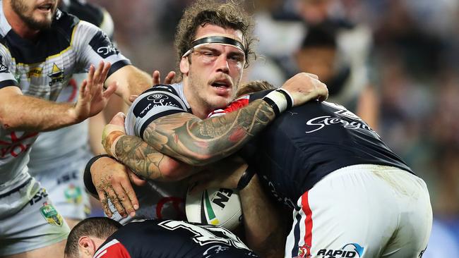 Cowboy's Ethan Lowe during the Sydney Roosters v Cowboys NRL Preliminary Final at Allianz Stadium, Sydney. Picture: Brett Costello