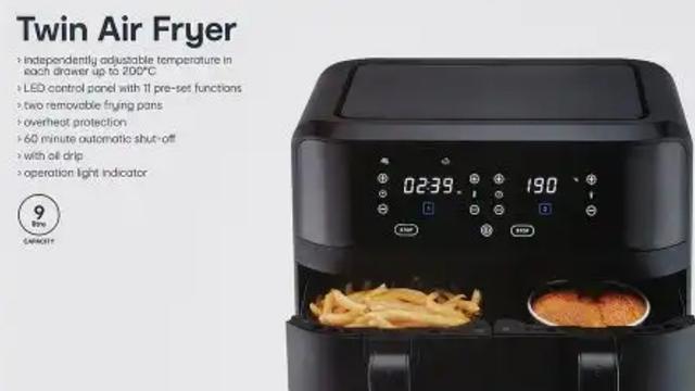 Kmart launches double air fryer of your dreams