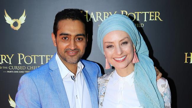 Waleed Aly with wife Susan Carland. Picture: Mark Stewart