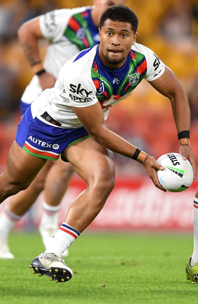 Taniela Otukolo playing for the Warriors in 2022. NRL Imagery