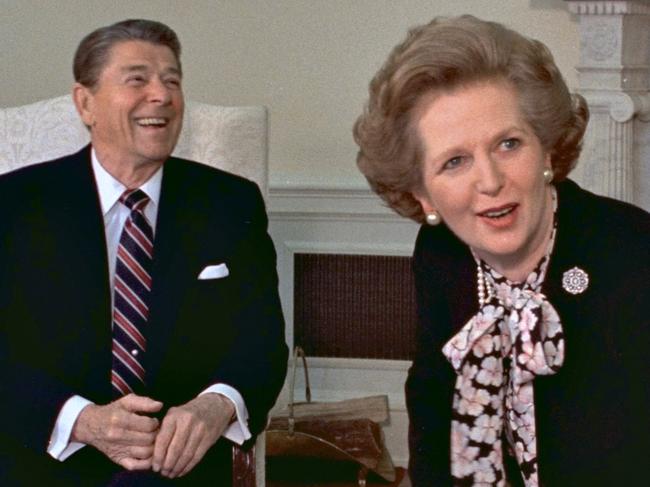 Reagan and Thatcher in 1985.