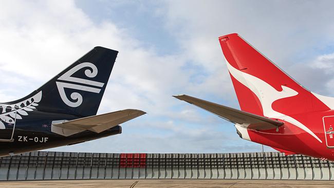 The TTF has proposed a joint trans-Tasman visitor visa to make it easier for overseas tourists to visit both Australia and New Zealand on a single trip. Picture: Qantas