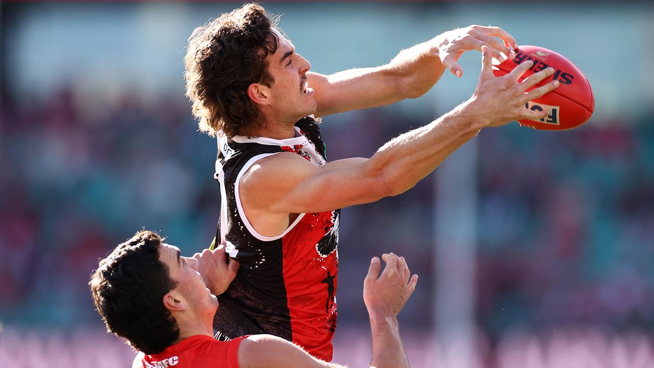 Max King played through injury. Picture: Cameron Spencer/Getty Images