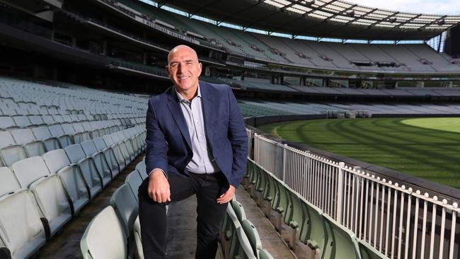 Melbourne Cricket Club chief executive Stuart Fox has assured fans safety during the cricket is not an issue. Picture: Alex Coppel