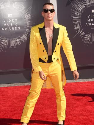 Fashion designer Jeremy Scott attends the 2014 MTV Video Music Awards.