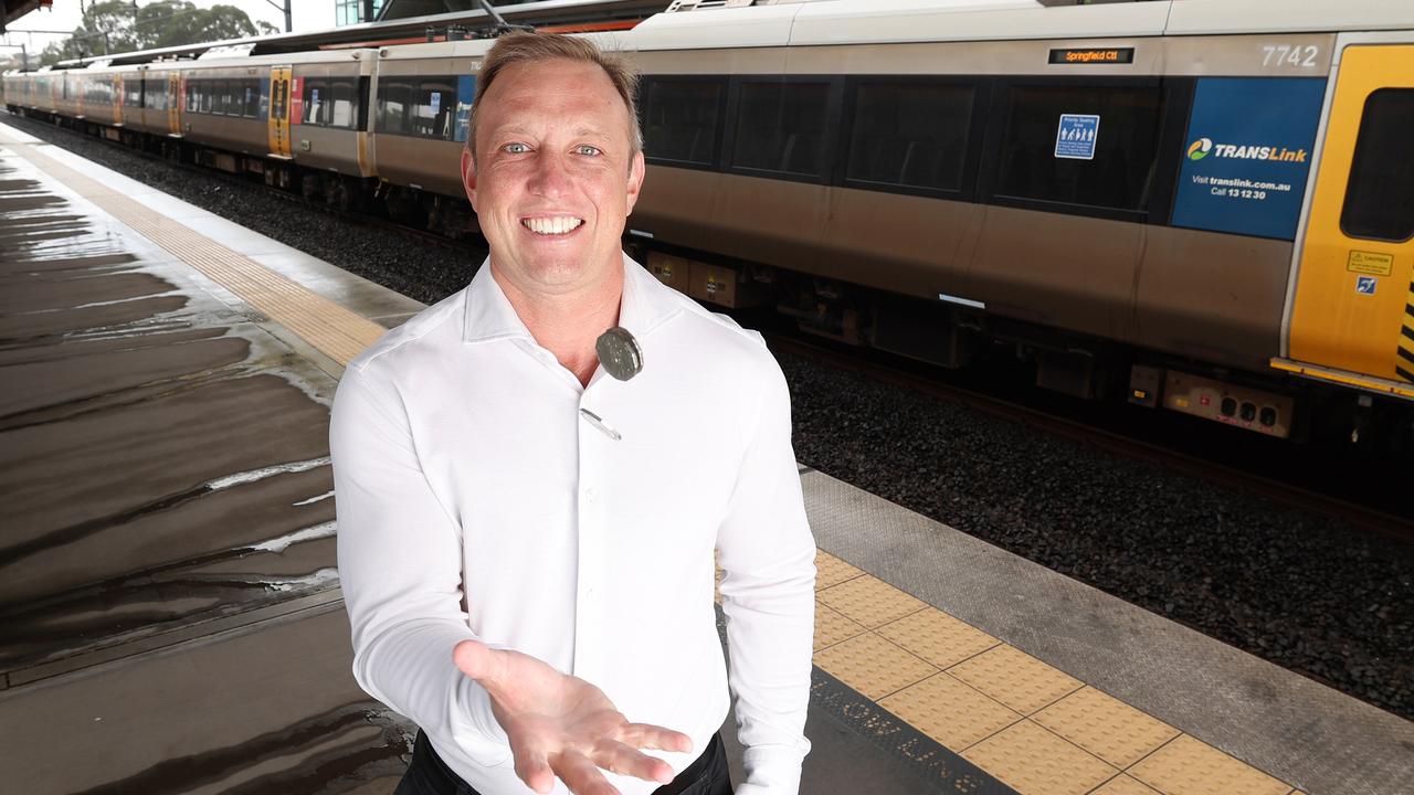 Premier Steven Miles is slashing the cost of Qld’s public transport fees. Picture: Annette Dew