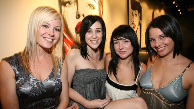 Lisa Craddy, Daryl Muir, Jessica Purcell and Jessica Holland at Cocktails and Dreams.