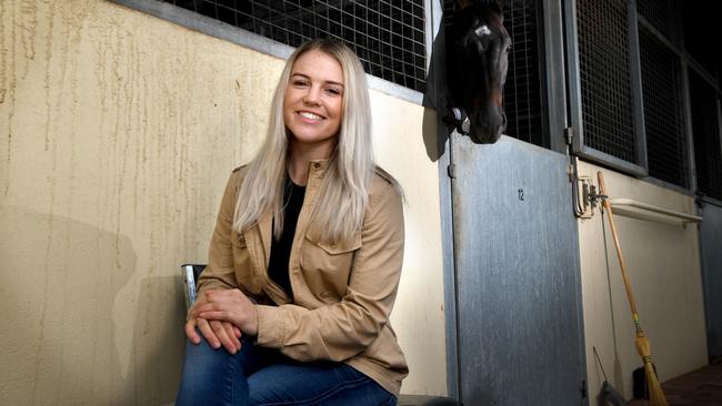 Jockey Raquel Clark. Picture: Tricia Watkinson