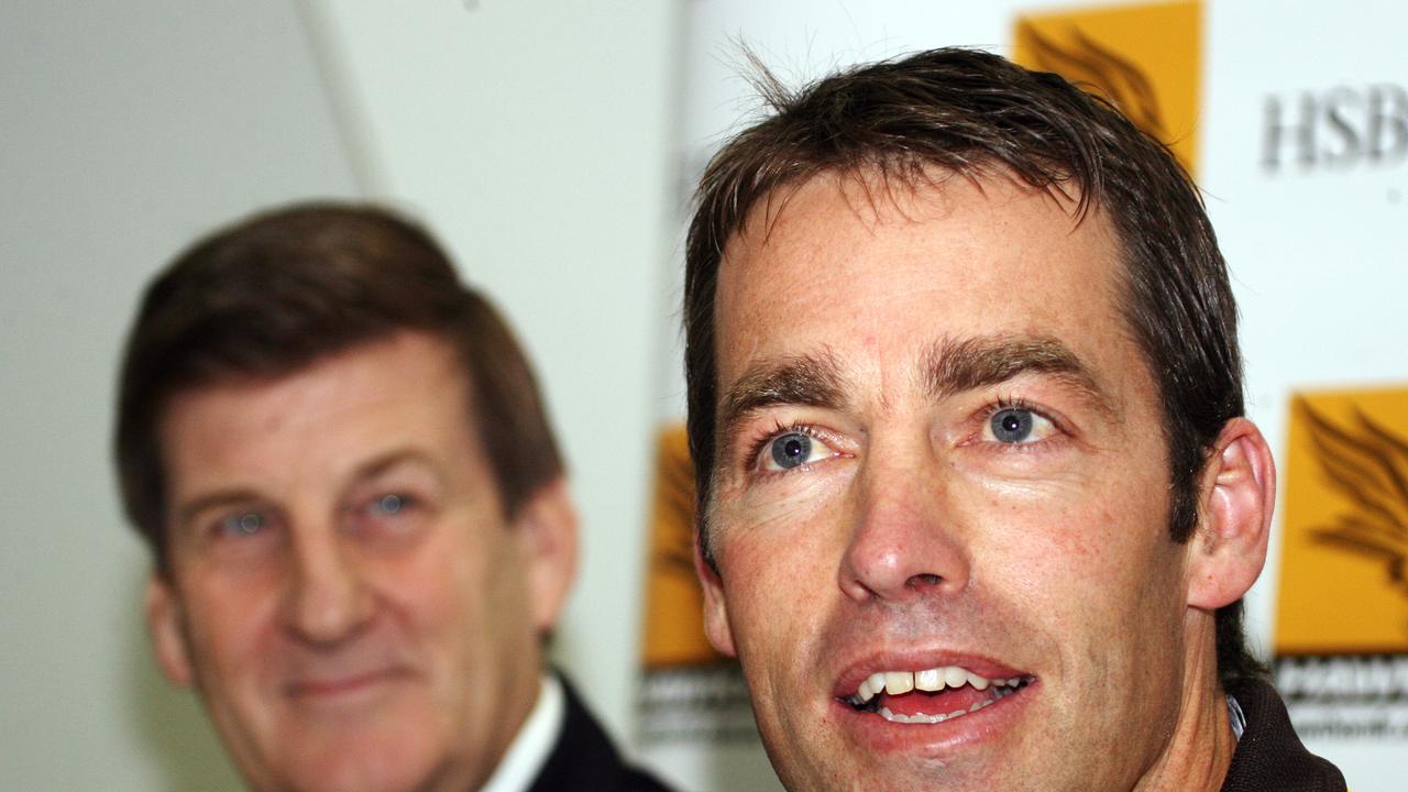 Clarkson with Jeff Kennett in 2006.