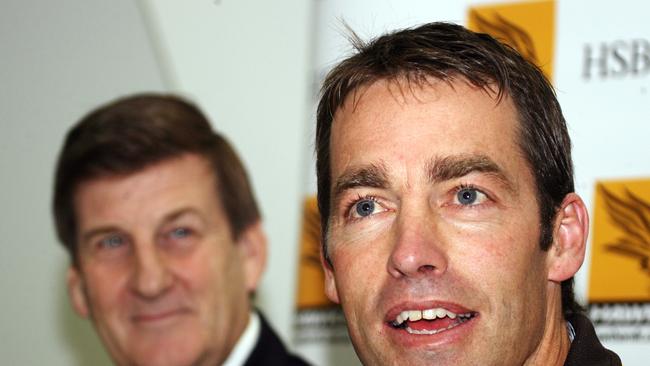 Clarkson with Jeff Kennett in 2006.