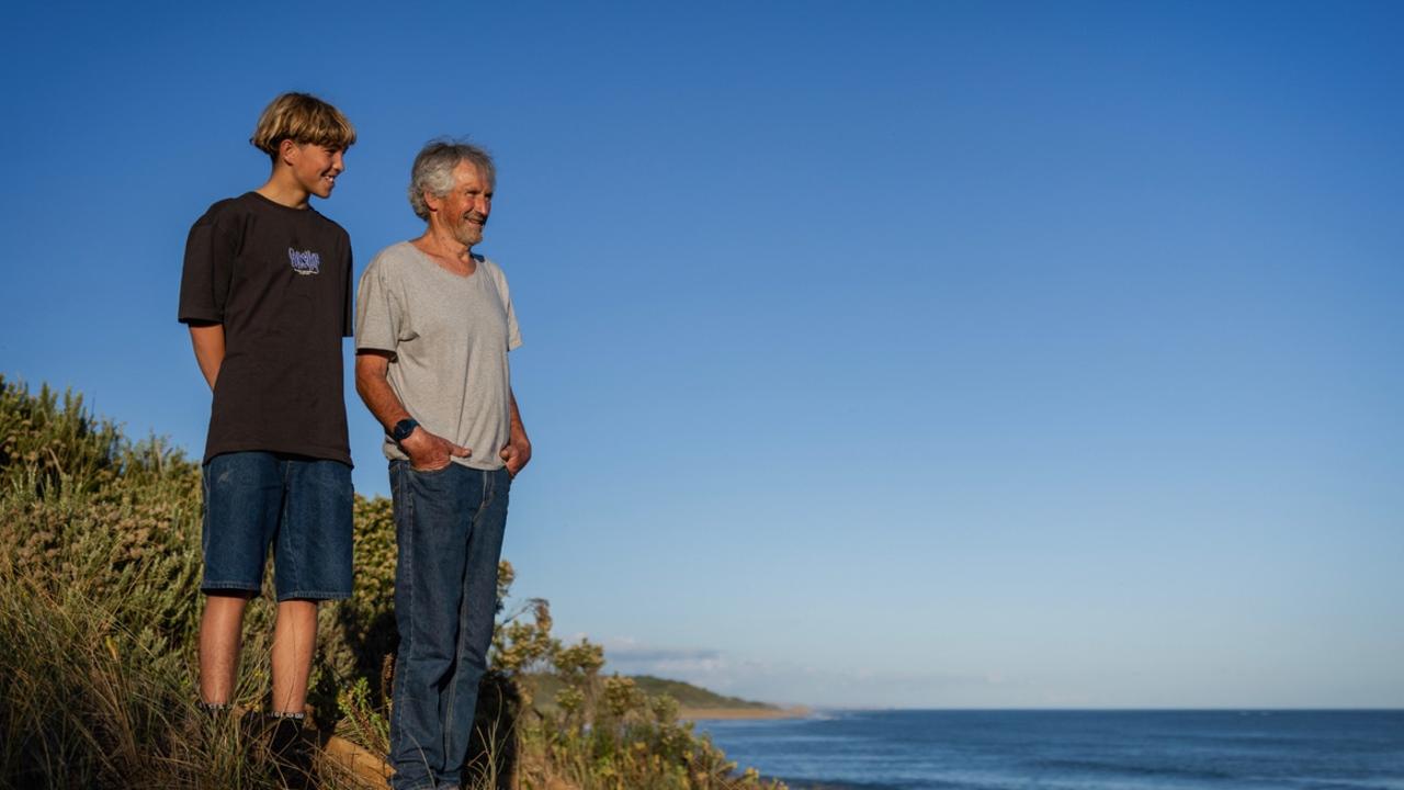 Flynn Dowie was surfing when Garry suffered a cardiac arrest nearby. Picture: Nicole Cleary